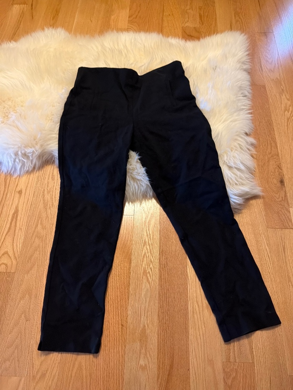 Chicos Black Pull-on Dress Pants - size 8, medium (Chico’s 1)